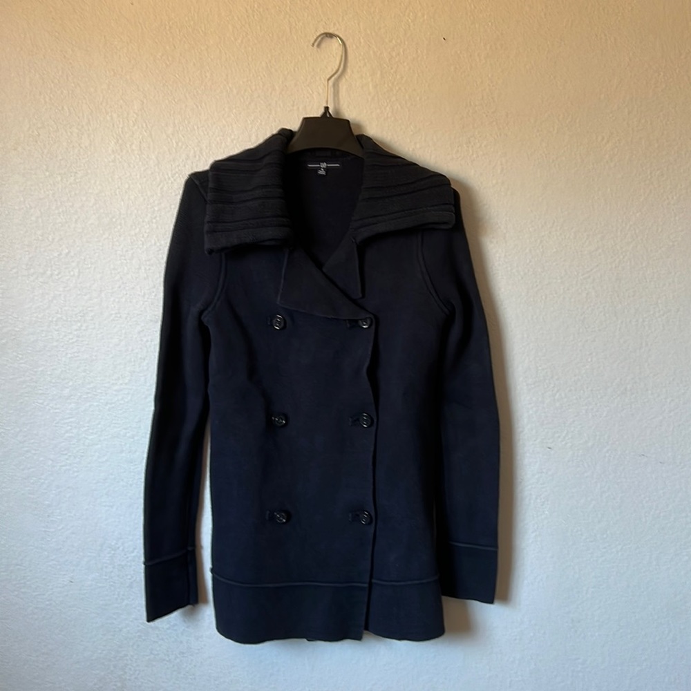GAP Sailor Style Heavy Knit Pea Coat Size Small